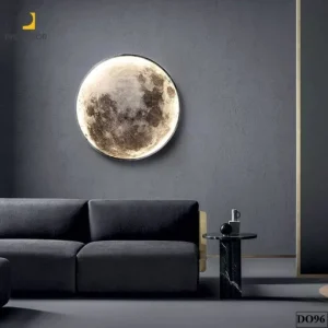 Đèn ốp tường phòng khách hình mặt trăng Moondes DO96