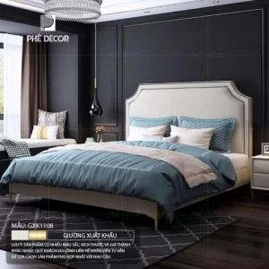 GXK1108 - Giường da xuất khẩu