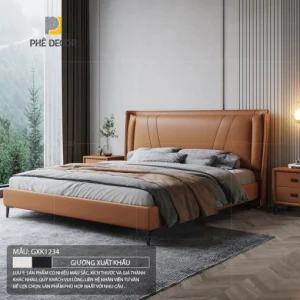 Teddy GXK1234 - Giường da xuất khẩu