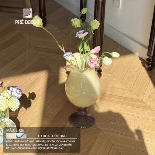 Bình hoa thủy tinh - LH26 - Hình ảnh 3