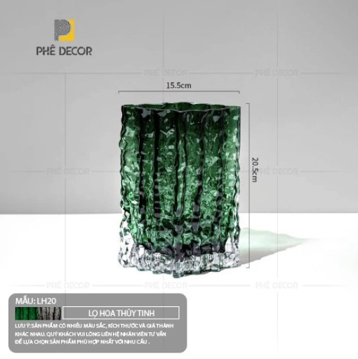Lọ hoa thủy tinh - LH20 - Hình ảnh 3