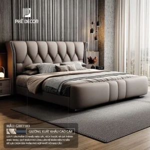 Harmon GXK1183 - Giường da cao cấp